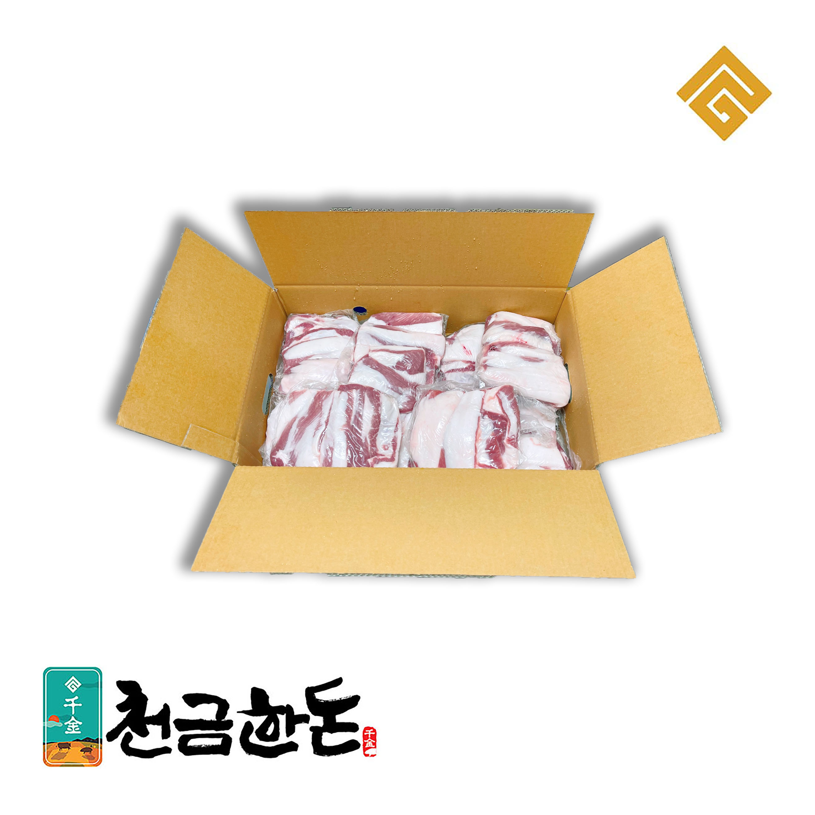 [천금한돈]등심덧살(가브리살) - 국내산