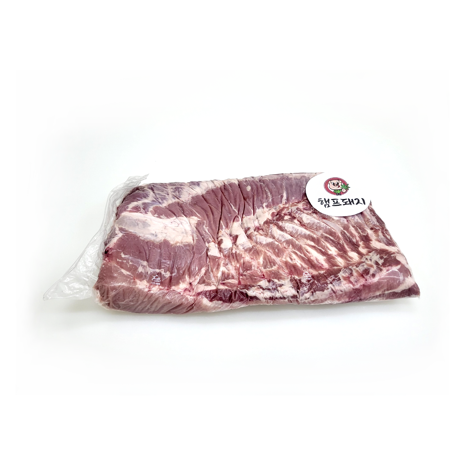 [햄프돼지]삼겹살(햄프먹인돼지) - 국내산