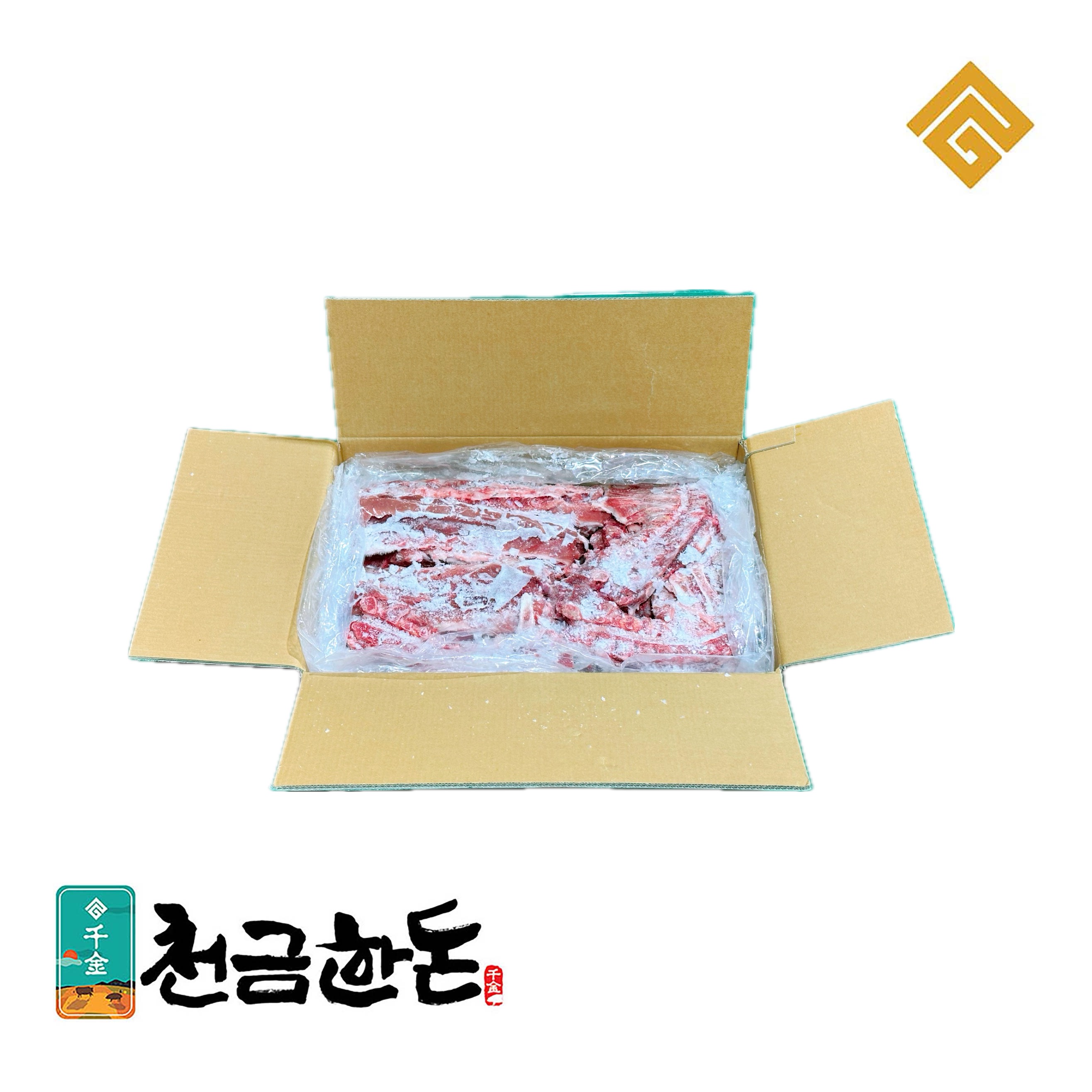 [천금한돈]등뼈(등뼈+목뼈) - 국내산