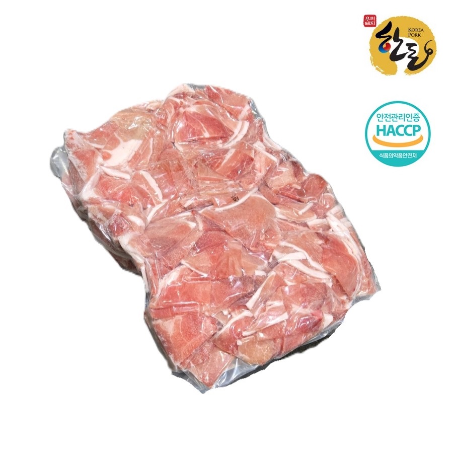 (업소용/슬라이스) 냉동후지3mm - 국산 : 한돈