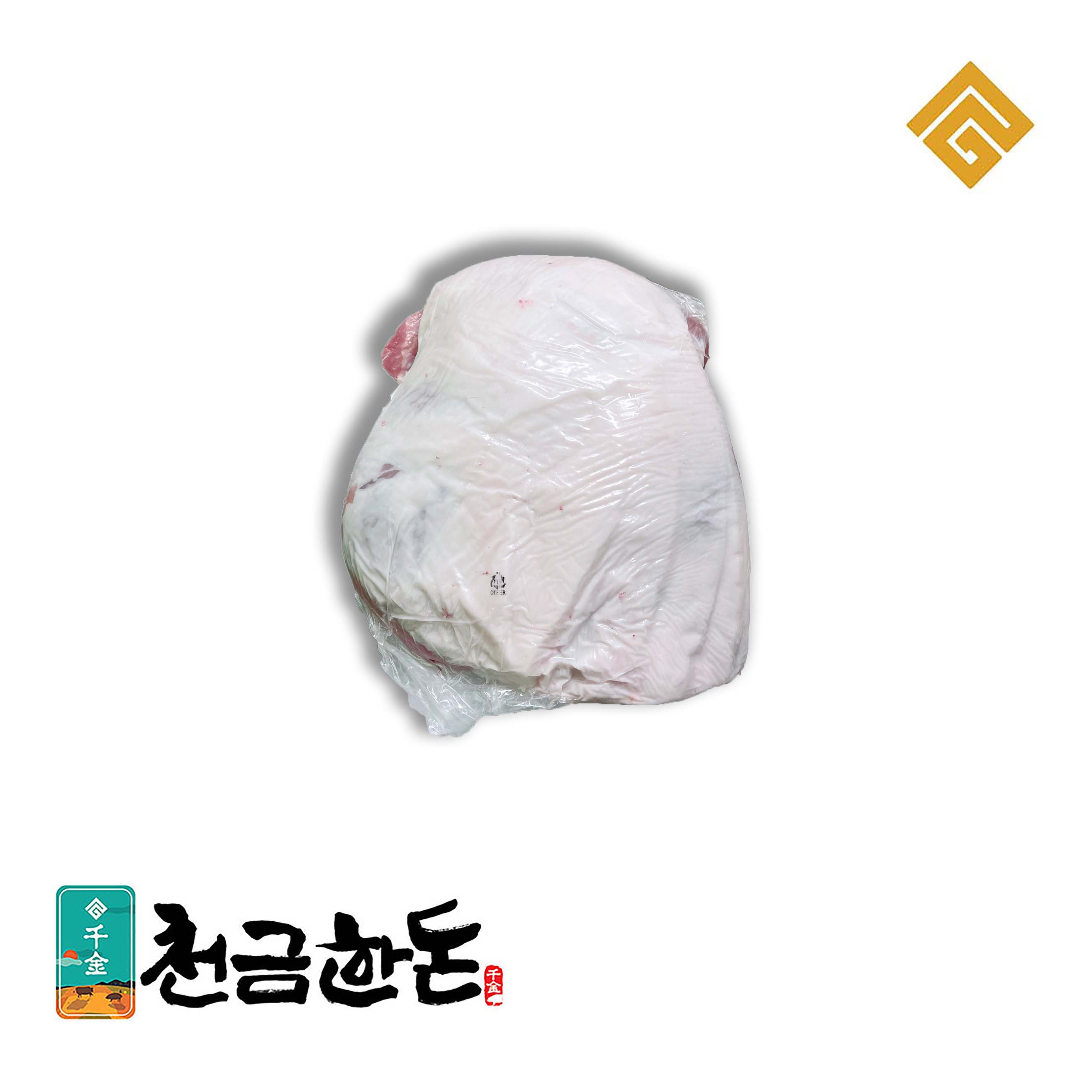 [천금한돈]뒷다리(지방두께 3mm) - 국내산