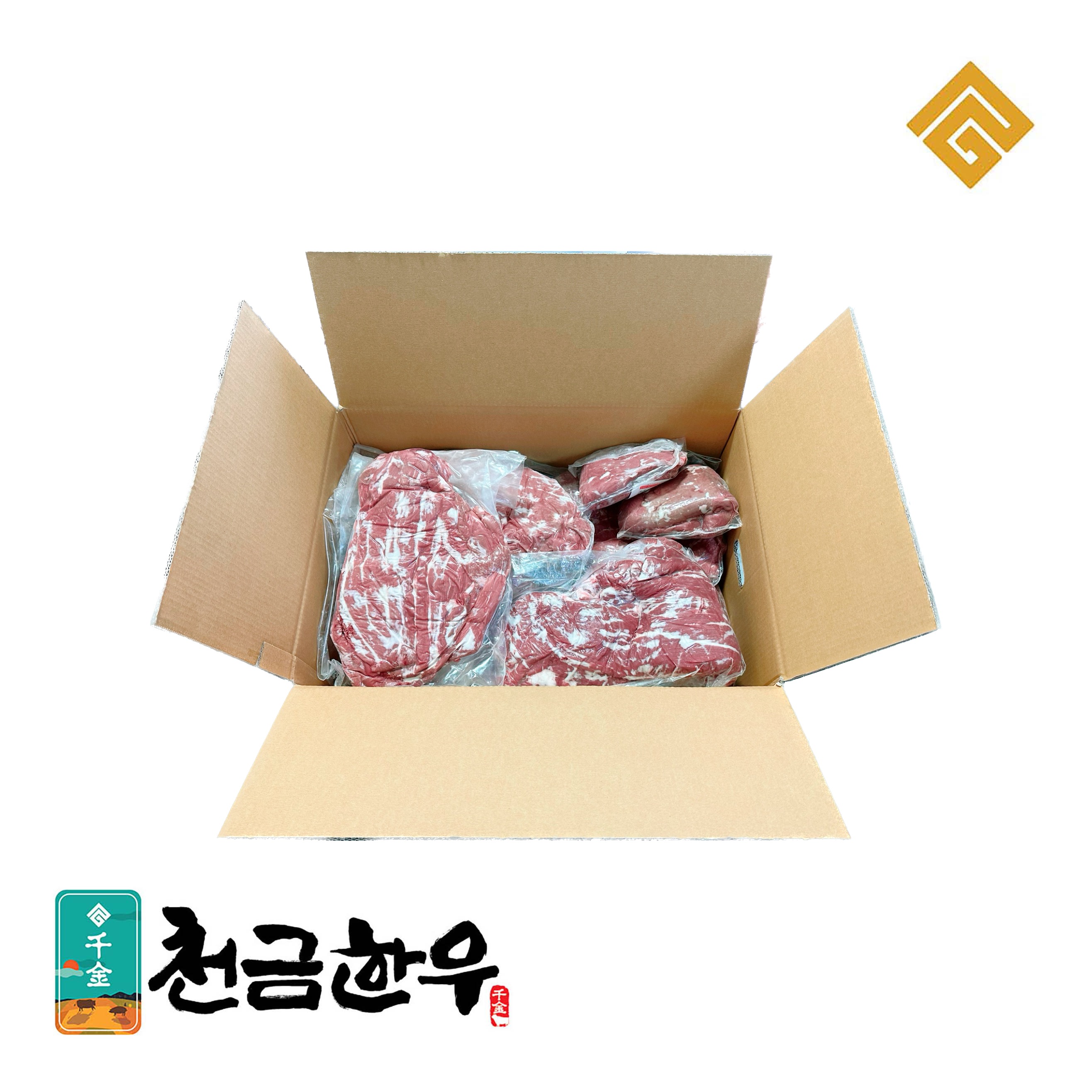 [천금한우]잡육(1/1+/1++) - 국내산